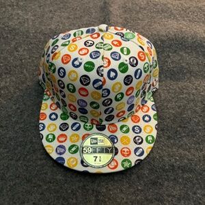 NEW ERA 2007 "Iconodot" 59Fifty Fitted Hat 7 1/8 Cap skateboard